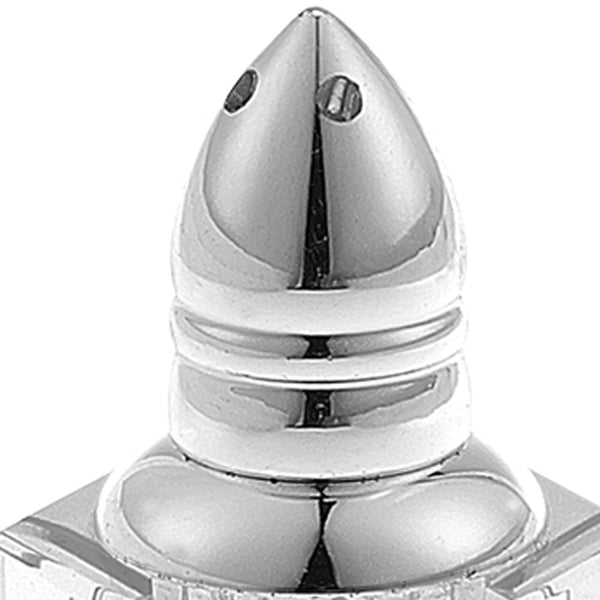 Homeroots Individual Silver Crystal Salt And Peppers  Gift Boxed 6 Pc Set   375761