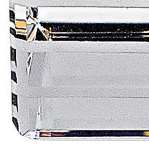 Homeroots 3" Elegant Cut Crystal Salt And Pepper Shakers With Gold Accents For Sophisticated Dining Decor 3 Inches  375769