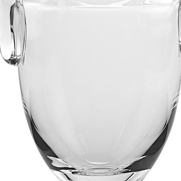Homeroots 14 Mouth Blown Crystal European Made Trophy Vase  Lead Free Crystal 375820