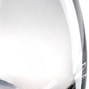 Homeroots 7" Clear Lead Free Crystal Oval Table Vase  Lead Free Crystal 375832