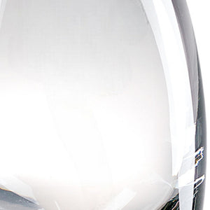 Homeroots 11" Clear Lead Free Crystal Oval Table Vase  Lead Free Crystal 375834