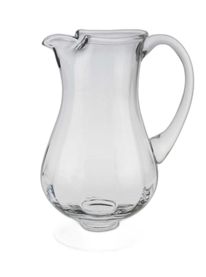 Homeroots Mouth Blown Lead Free Crystal Pitcher 54 Oz   375887