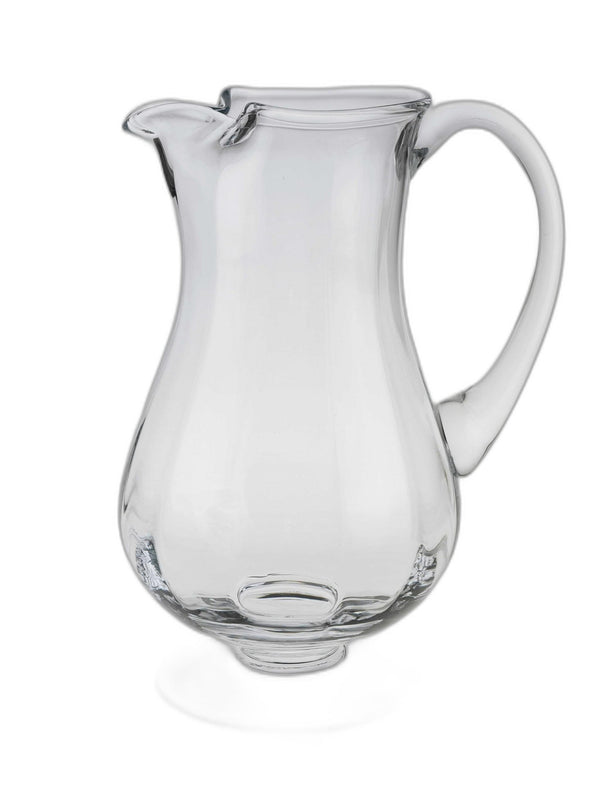 Homeroots Mouth Blown Lead Free Crystal Pitcher 54 Oz   375887