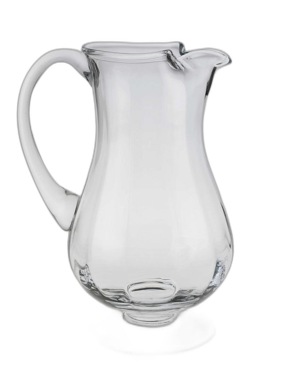 Homeroots Mouth Blown Lead Free Crystal Pitcher 54 Oz   375887