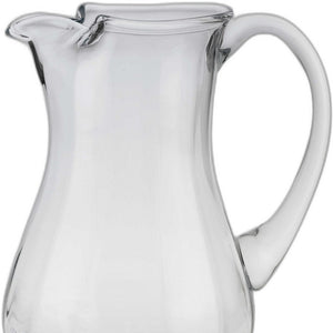Homeroots Mouth Blown Lead Free Crystal Pitcher 54 Oz   375887