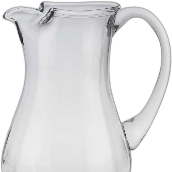 Homeroots Mouth Blown Lead Free Crystal Pitcher 54 Oz   375887