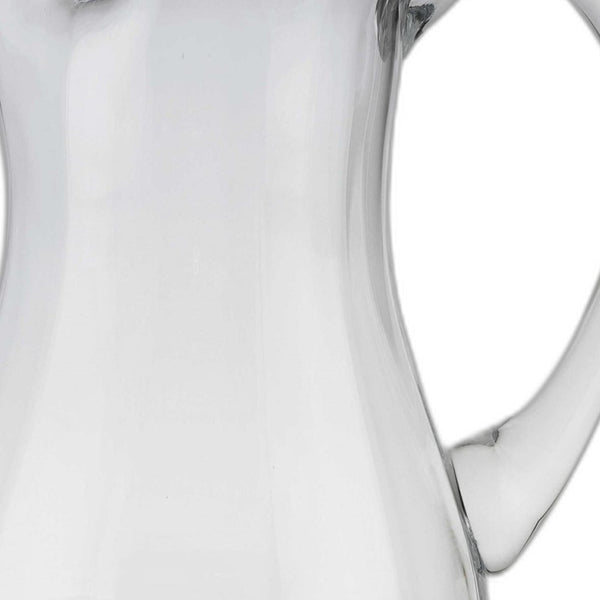Homeroots Mouth Blown Lead Free Crystal Pitcher 54 Oz   375887