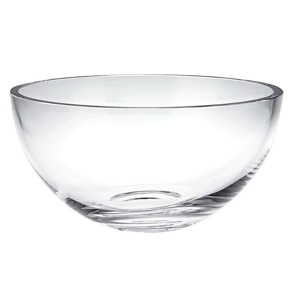 Homeroots 10 Mouth Blown Glass Salad Or Fruit Bowl   375896