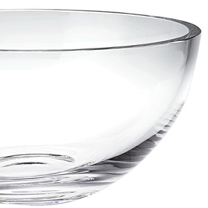 Homeroots 10 Mouth Blown Glass Salad Or Fruit Bowl   375896