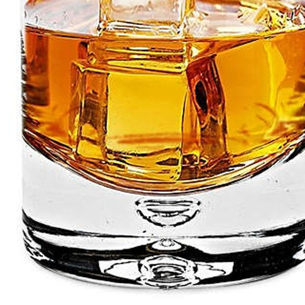 Homeroots 4 Pc Set Old Fashioned Lead Free Crystal Scotch Glass  8 Oz  Lead Free Crystal 375903