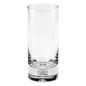 Homeroots Mouth Blown Crystal Lead Free Hiball Glass 13 Oz  4 Pc Set   375904