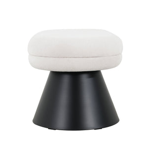 English Elm Christopher Knight Home® - Dining Modern Farmhouse 50.75" Storage Bench with Beige Upholstery, Black Iron Legs, 300lb Capacity N779P252594B_N779P252595B