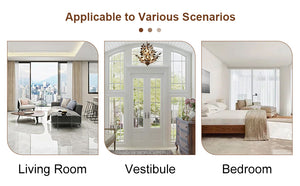 English Elm Three Triple-Layer Bedside Table with MDF Top & Tempered Glass Legs, Storage, Minimalist Warmth W1512P387008