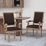 Christopher Knight Home® - Noble House - Maria French Country Wood Upholstered Dining Chair (Set Of 2)