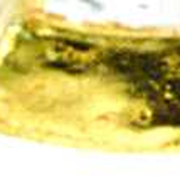 Homeroots 7 Glass Set Of 4 Square Edge Gold Plates   376063