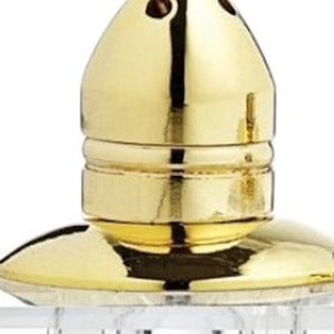 Homeroots Handcrafted Crystal And Gold Salt And Pepper Shakers – Stunning Home Decor For Elegant Dining Tables   376096