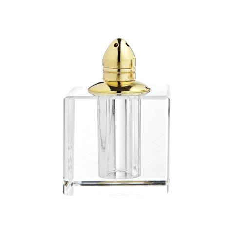 Homeroots Handcrafted Crystal And Gold Salt And Pepper Shakers – Stunning Home Decor For Elegant Dining Tables   376096