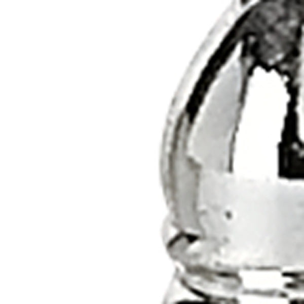 Homeroots Handcrafted Crystal & Silver Square Salt And Pepper Shaker Set – Elegant, Durable, Eco-friendly Design   376097