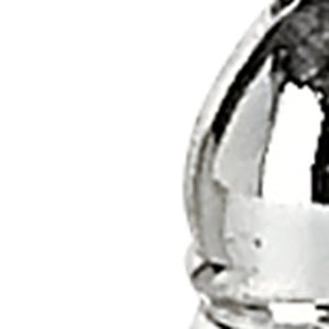 Homeroots Handcrafted Crystal & Silver Square Salt And Pepper Shaker Set – Elegant, Durable, Eco-friendly Design   376097