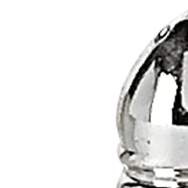 Homeroots Handcrafted Crystal & Silver Square Salt And Pepper Shaker Set – Elegant, Durable, Eco-friendly Design   376097