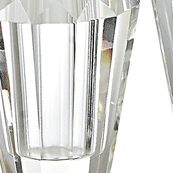 Homeroots Handcrafted Optical Crystal And Gold Pair Of Salt And Pepper Shakers   376101