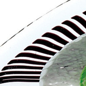 Homeroots 8" Clear Blue And Green Murano Glass Modern Abstract Tabletop Sculpture  Murano Glass 376114