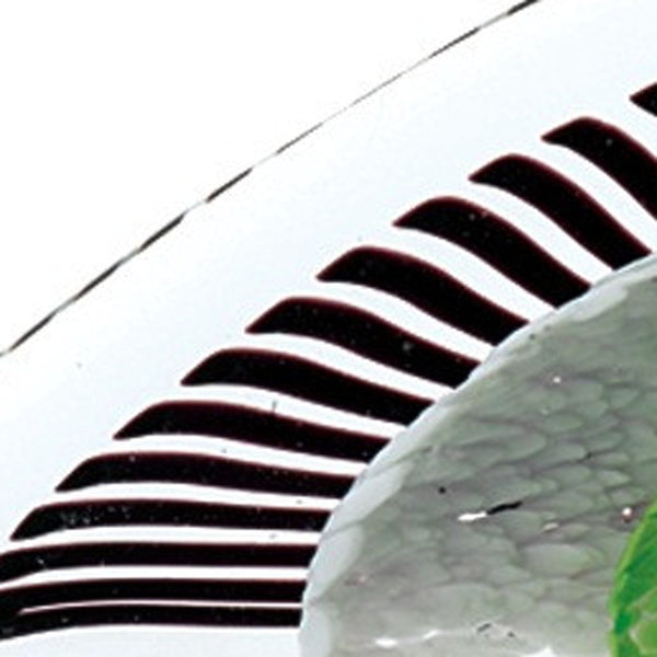 Homeroots 8" Clear Blue And Green Murano Glass Modern Abstract Tabletop Sculpture  Murano Glass 376114