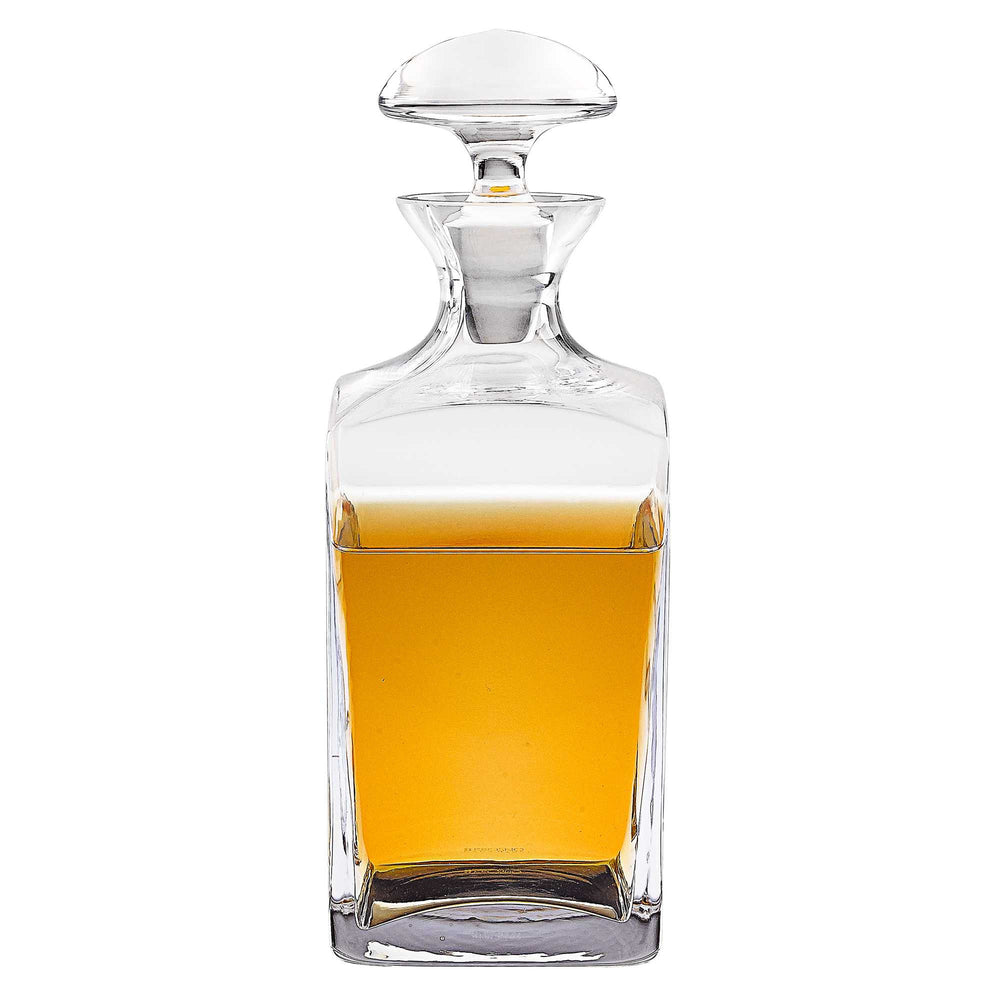 Homeroots Mouth Blown European Crystal Scotch Or Whiskey Decanter 34 Oz   376139