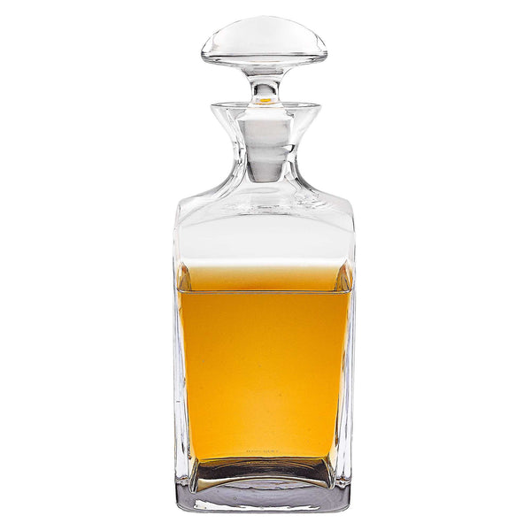 Homeroots Mouth Blown European Crystal Scotch Or Whiskey Decanter 34 Oz   376139
