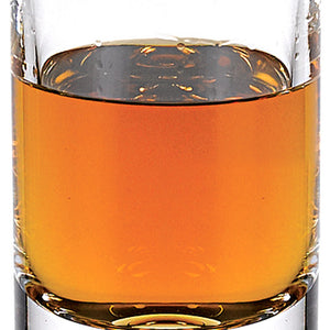 Homeroots Mouth Blown European Crystal Round Decanter 28 Oz   376141