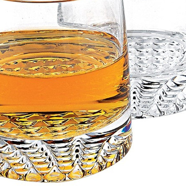 Homeroots Mouth Blown European Crystal 5 Pc Whiskey Set   376142