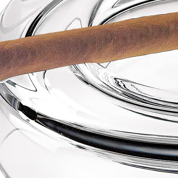 Homeroots Mouth Blown European Crystal Cigar Ash Tray   376144