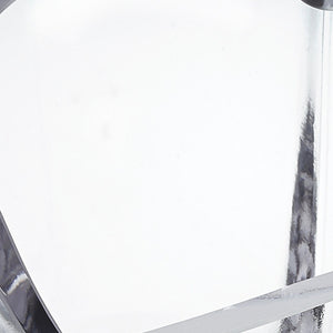 Homeroots 5" Clear Mouth Blown European Crystal Heart Bowl   376145