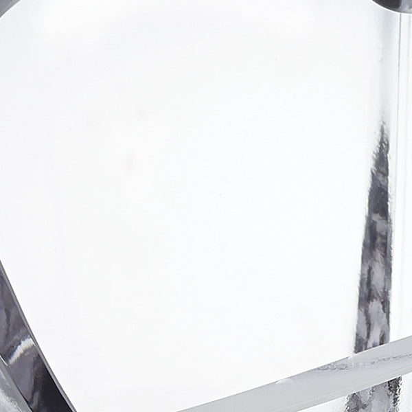 Homeroots 5" Clear Mouth Blown European Crystal Heart Bowl   376145