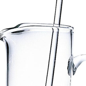 HomeRoots 13" Clear Lead-Free Crystal Martini Pitcher & Stirrer Set – Elegant Handcrafted Design for Entertaining 376151