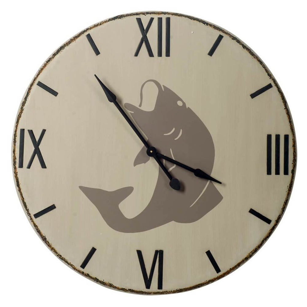 Homeroots 3" Circle Black Wood Analog Wall Clock  Metal 376217