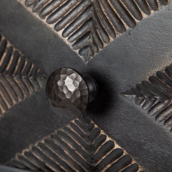 Homeroots Rectangular Solid Wood Coffee Table W 3 Drawers   376268