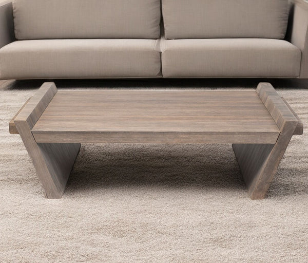 Homeroots 36" Brown Coffee Table   376302