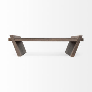 Homeroots 36" Brown Coffee Table   376302