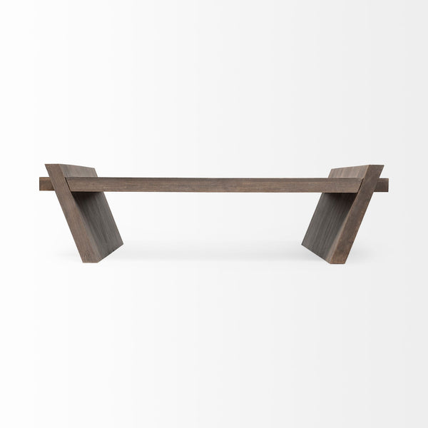 Homeroots 36" Brown Coffee Table   376302