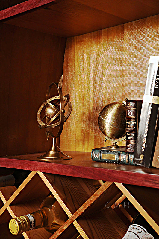 Homeroots Armillary Brass With Bright Annealed Finish  Metal 376335