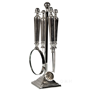 Homeroots Magnifying Glassletter Openerbottle Openerand A Candle Snuffer Functional Decor  Metal 376336