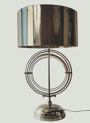 Homeroots 17" Bronze Metal Standard Table Lamp   376337