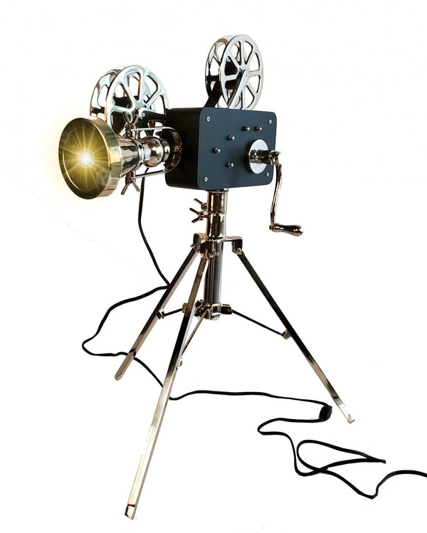 HomeRoots 36" Modern-Industrial Black and Silver Tripod Floor Lamp with Unique Metal Shade for Any Room Decor 376338