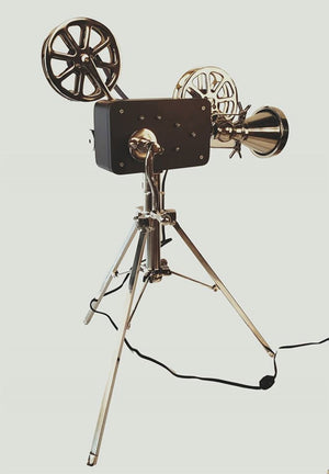 HomeRoots 36" Modern-Industrial Black and Silver Tripod Floor Lamp with Unique Metal Shade for Any Room Decor 376338