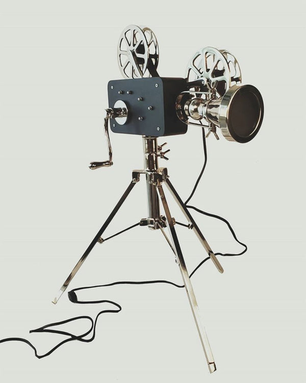 HomeRoots 36" Modern-Industrial Black and Silver Tripod Floor Lamp with Unique Metal Shade for Any Room Decor 376338