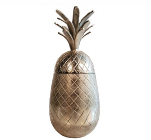 Homeroots Pineapple Storage Aluminium Decor  Metal 376339
