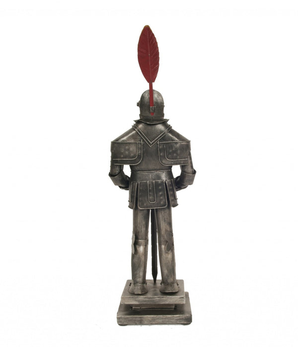 HomeRoots Medieval Handmade Tin Armor Suit – Antique Decor with Unique Artisan Detail for Home or Office 376340