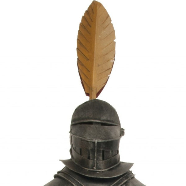 HomeRoots Medieval Handmade Tin Armor Suit – Antique Decor with Unique Artisan Detail for Home or Office 376340
