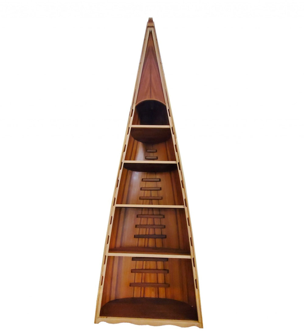 HomeRoots 21" Solid Wood Four-Tier Bookcase - Stylish Storage Solution for Books, Decor & Photos in Any Space 376344